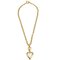 Heart Loupe Gold Chain Necklace from Chanel 1