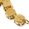 Rhinestone Charm Gold Chain Bracelet from Chanel 5