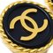 Black & Gold Rope Edge Earrings from Chanel, Set of 2 2