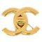 CC Turnlock Brosche in Gold von Chanel 1