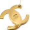 CC Turnlock Brooch in Gold from Chanel 4