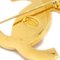 CC Turnlock Brosche in Gold von Chanel 3