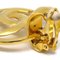 Chanel Hoop Dangle Earrings Clip-On Gold 96P 130793, Set of 2 3