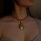 CHANEL 1996 Faux Pearl Gold Chain Pendant Necklace 39722 2