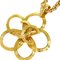 CHANEL 1996 Flower Gold Chain Pendant Necklace 74603 2