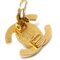 Chanel 1996 Cc Turnlock Ohrringe aus Gold & Kristallglas Klein 62835, 2 . Set 4