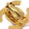 Pendientes Chanel 1996 de oro y cristal Cc Turnlock pequeños 62835. Juego de 2, Imagen 3