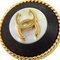 Chanel Button Earrings Black 96A 120633, Set of 2, Image 2