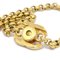 CHANEL 1996 Oval Hoop Turnlock Necklace Gold 39797, Image 3