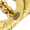 CHANEL 1996 Ovale Hoop Turnlock Halskette Gold 39797 4