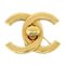 Große Drehverschlussbrosche in Gold von Chanel 1