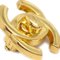 Orecchini piccoli Turnlock dorati di Chanel, set di 2, Immagine 2