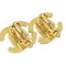 Small Turnlock Earrings in Gold from Chanel, Set of 2 3