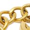 CHANEL 1996 Turnlock Gold Chain Bracelet 96P 58265 2