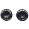 Black Round Earrings from Chanel, Set of 2 1