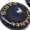 Chanel 1997 Button Logo Ohrringe Schwarz Clip-On 69904, 2er Set 2