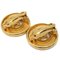 CC Cutout Earrings in Gold from Chanel, Set of 2, Image 3