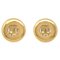 CC Cutout Earrings in Gold from Chanel, Set of 2 1