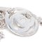 Collana con ciondolo a catena in argento CC Turnlock di Chanel, Immagine 4