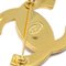 CHANEL 1997 Crystal & Gold CC Turnlock Brooch Large 112344 4