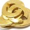 Pendientes Chanel Heart Cc 1997 dorado mediano Ak38397K, Juego de 2, Imagen 2