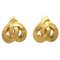 Heart Earrings in Gold from Chanel, Set of 2, Image 1
