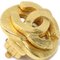 Pendientes de corazón Chanel 1997 dorado mediano 46359. Juego de 2, Imagen 2