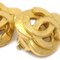 Chanel 1997 Heart Earrings Gold Small 03520, Set of 2, Image 2