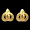 Chanel 1997 Heart Earrings Gold Small 75115, Set of 2, Image 1