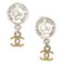 Medallion Dangle Earrings from Chanel, Set of 2 1