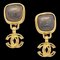 Chanel 1997 Stone Cc Dangle Earrings 39875, Set of 2 1