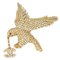 Kristall & Gold Adler Brosche von Chanel 1