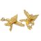 Crystal & Gold Eagle Earrings from Chanel, Set of 2 3