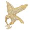 Eagle Crystal Brooch Pin from Chanel 1