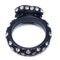 Black & Crystal CC Ring from Chanel, Image 2