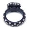 Cc Ring aus Kristallglas & Schwarz von Chanel 2