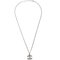 Crystal & Silver CC Necklace from Chanel, Image 2