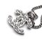 Collar CC de plata y cristal de Chanel, Imagen 3