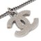 Crystal & Silver CC Necklace from Chanel, Image 3