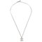 CC Halskette aus Kristall & Silber von Chanel 2