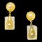 Chanel Artificial Pearl Dangle Earrings Clip-On 97P 112500, Set of 2 1