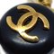 Chanel Boucles d'Oreilles Pendantes avec Perle Artificielle Noir 95P 29891, Set de 2 2
