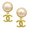 Faux Teardrop Pearl Dangle Earrings from Chanel, Set of 2, Image 1