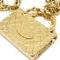 CHANEL Bag Gold Chain Pendant Necklace 95P 171157 2