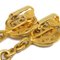 Chanel Bell Dangle Earrings Clip-On Gold 95P 131591, Set of 2 3