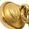Chanel Bell Dangle Earrings Clip-On Gold 95P 131591, Set of 2 4