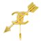 Bow and Arrow Heart Brooch Pin from Chanel, Image 1