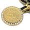 Bow Medallion Rhinestone Pendant Necklace from Chanel, Image 2
