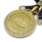 Bow Medallion Rhinestone Pendant Necklace from Chanel, Image 4
