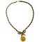 Bow Medallion Rhinestone Pendant from Chanel 1